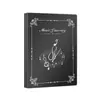 Pasta para Partituras, Pasta para Partituras de Piano, Livro de Armazenamento de Partituras A4, Páginas com Inserção Transparente, Pasta para Partituras Personalizável, Pasta para Documentos