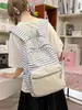 Mochila refrescante de lunares y rayas azul leche-sal, mochila dulce estilo ins coreano para niñas y estudiantes para la escuela y salidas