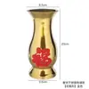 Abertura de Ano Novo, Chá de Casa, Balde de Veludo, Balde de Abraço, Balde Vazio de Flores para Véspera de Ano Novo, Decoração com Enfeites de Material de Azevinho