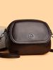 Bolsa Pequeña Transfronteriza al por Mayor Textura de Cuero Genuino Moda para Mujer Versátil Bolso de Hombro Cruzado Gran Capacidad para Viajar Bolso Pequeño Multicapa
