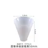Molde de Resina de Cristal DIY Molde de Cono Pirámide Cono Triangular Cono Redondo Torre de Energía Molde de Silicona