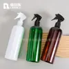 Garrafa de plástico PET de 500ml frasco spray preto frasco para limpeza de manchas de óleo frasco fotocatalisador formaldeído suprimentos para carro