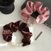 Estilo Coreano Exquisita Perla Banda para el Cabello Intestino Grueso Cuerda para el Cabello para Mujer 2025 Nueva Goma para el Cabello de Alta Gama Accesorios para el Cabello de Alta Elasticidad