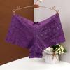 Calzoncillos bóxer de encaje para mujer, ropa interior sexy de jacquard calado, ropa interior pura para mujer, ropa interior de base anti-luz para mujer 6838