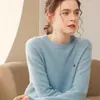 Camiseta Interior de Cachemir Tejida Suave y de Moda para Mujer, de Manga Larga, Exquisita, Holgada y Cálida, Top de Manga Larga, Agradable para la Piel y Grueso