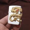 MY923 real dragão gema querosene mais leve personalidade criativa metal retro moagem roda Máquina de óleo Fábrica Direto atacado
