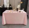 Mantel personalizado satén tacto de lujo ligero mantel para mesa de conferencias salón evento de banquete mesa de postres mantel para mesa de salón de belleza