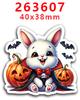 Parche de resina acrílica con lazo, adorables pegatinas decorativas para refrigerador, PR261076, 2023