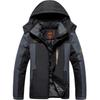 Chaqueta de Exterior Talla Grande Ropa de Pesca para Exteriores para Hombre Invierno Cortavientos y Resistente al Frío Forrada de Polar Chaqueta Engrosada de Montañismo para Hombre