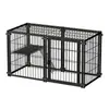 Valla anti-escape para mascotas jaula para perros espacio grande casa para perros teddy corgi jaula de entrenamiento de aislamiento anti-escape superior