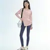 Moletom Esportivo de Manga Longa Plus Size para Mulheres, Primavera e Verão, Camiseta de Yoga, Modelagem Solta para Fitness, Corrida, Treinamento, Roupa de Yoga