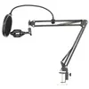 Suporte Cantilever Nb-35 Suporte de Choque de Plástico Conjunto de Tela Anti-Puff Acessórios para Suporte de Microfone Condensador Equipamento para Transmissão ao Vivo