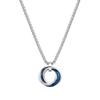 Collar de anillo de Möbius para hombres y mujeres ins moderno cool hip hop acero de titanio cadena para suéter suéter anillo simple accesorios de pareja