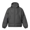 Jaqueta de Algodão Acolchoada com Forro de Lã e Capuz Yidao Vintage 25 Inverno Novo para Uso Externo e no Dia a Dia Jaqueta Puffer Quente Espessada