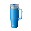 Tyeso/Taisuo Taza de Agua Aislada de Gran Capacidad Taza de Agua de Acero Inoxidable 304 con Popote para Beber Directamente Taza Portátil Refrigeradora de Hielo