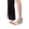 Sandalias sexy de cuña con punta abierta estilo francés para mujer, nuevas sandalias cómodas para el día a día 2026, zapatos de tacón alto casual de moda
