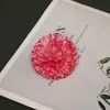 Simulación 6cm Pelota de Ping Pong Cabeza de Crisantemo Crisantemo de Mil Capas Flor Artificial Broche para Ropa DIY Accesorios para Tocados Decoración de Escena