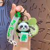 Llavero Creativo de Muñeca de Máquina de Gansos Serie de Dibujos Animados Panda Colgante para Bolso de Pareja Llavero de Coche Pequeño Regalo