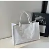 Bolsa de Nicho Estilo Coreano para Mulheres 2026 Nova Bolsa de Ombro Versátil Casual de Inverno Bolsa Tote Simples de Grande Capacidade para o Dia a Dia
