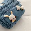 Bolsa de Hombro Individual de Mezclilla para Viajes Transfronterizos para Mujer 2026 Otoño Nuevo Estilo Bolso Cruzado de Hombro Individual Moda Casual Ligero Bolso Pequeño