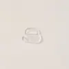 Fivela Ajustadora de Sutiã Plástica Transparente em Estoque, Acessórios para Sutiã, Fivela Gancho em Oito, Fivela Não Magnética para Alças de Sutiã