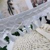 Em Estoque 6cm Fio de Algodão Tassel de Vassoura Cruzada Franja de Fio de Algodão Feita à Mão Renda Tecido para Têxtil Doméstico Cortina Acessórios DIY