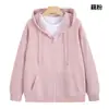 Ropa de Abrigo Otoño e Invierno con Estampado de Ropa de Trabajo Americana Sudadera Pesada Cardigan Sudadera con Cremallera Logo Estampado Personalizado