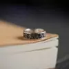 Anillos Nuevos Vintage Retro Versátiles para Hombres y Mujeres Diseño de Nicho Ajustables Tendencia Personalidad Anillos