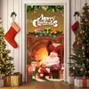 Temu Tela de Fondo Temática Navideña Más Vendida Cortina de Puerta Festiva de Venta Caliente Transfronteriza Tela Colgante Decoración del Hogar Tela de Escena