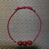 Cuentas de Transferencia Benmingnian Amantes Mismo Estilo Cinabrio Púrpura Cuerda Roja Tejida Pulsera de Mujer Cuerda de Mano Simple para Hombre Cadena para Tobillo
