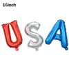 Globos Estilo Americano para el Día de la Independencia, Día Nacional de EE. UU., Decoraciones de Globos de Estrella de Cinco Puntas Suministradas por Amazon