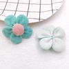 Accesorios para el cabello con flores de tela envueltas en malla de verano, bricolaje, flores tridimensionales para zapatos, accesorios de ropa para niños, decoración
