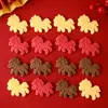 2026 Feliz Año Nuevo Decoración para Pastel Galletas con Forma de Pony Accesorios de Decoración para Postres de Nochevieja