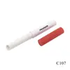 1.1g Pluma de Labial Redonda Invertida, Tubo de Labial Delgado, Material de Empaque de Tubo de Plástico Portátil para Resaltador, Boca de Tubo Personalizada