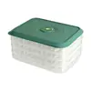 Refrigerador congelador de gran capacidad caja especial para dumplings caja doméstica de múltiples capas para conservación de alimentos caja sellada para almacenamiento de alimentos congelados venta al por mayor