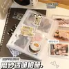 Álbum de Fotos Coleccionable de Páginas Interiores Transparentes Polaroid de 3 Pulgadas, Libro de Colección Estilo Ins para Cartas de Fans, Postales, Álbum de Almacenamiento Conmemorativo para Parejas