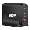 Comércio Exterior Suprimento Transfronteiriço 800W Carregamento de Viagem Plugue de Carregamento de Mesa Multi-Porta Adaptador Carregador Rápido de Nitreto de Gálio Pd