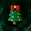 Acessórios para Árvore de Natal Cabeça de Velho Boneco de Neve Desenho Animado DIY Cola de Creme Grampo de Cabelo Ímã de Geladeira Fivela de Sapato Acessórios de Resina Enfeites