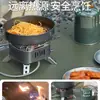 Fogareiro de Cartucho Fogareiro a Gás Portátil para Exterior Utensílios de Cozinha para Camping Tipo Separado À Prova de Vento Cinco Queimadores Fogareiro Potente