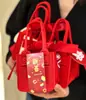 Bolsa Caja de Azúcar sin Bolsa Roja de Malla Apilada Pequeña Dulces de Boda Dulces de Boda Franceses Bolsa Plegable para Dulces de Boda Nicho