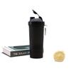 Vaso para Batido de Fitness al Aire Libre de Color Sólido Simple Portátil para Viaje Vaso Deportivo para Agua Hebilla Multifuncional Vaso Mezclador