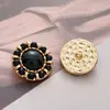 Lujo Accesible de Gama Alta Estilo Francés Pequeño Estilo Fragante Vestido con Adornos de Perlas Chaqueta Suéter Camisa Cheongsam Botones Cosidos a Mano