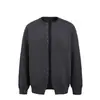 Chaqueta cárdigan con hebilla metálica de remaches, suéter tejido para hombre, abrigo de lana casual de negocios para otoño e invierno, comercio exterior venta al por mayor transfronteriza