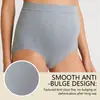 Pantaletas de Soporte de Maternidad de Cintura Alta Zeriluna, Elásticas, No Aprietan, Cómodas, Amigables con la Piel, Calzones de Maternidad para Mujer