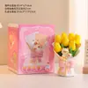 Ramo de tulipanes, decoración de mesa de resina, regalo para el Día del Maestro, arreglo floral para vinoteca, maceta de suculentas para mamá