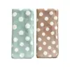 Toalla facial y de baño de secado rápido con estampado de lunares hecha a medida, toalla suave de forro polar coral para lavar la cara, altamente absorbente