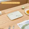 Bandeja Grande Estilo Creme para Uso Doméstico Xícara de Chá Bandeja de Chá Retangular Armazenamento de Copos d'Água Prato para Lanches Frutas Pão Prato de Jantar