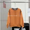 Sudadera de Manga Larga con Cuello Redondo, Estilo Coreano Perezoso de Primavera, Crochet Tridimensional, Bloques de Color, Bordado de Conchas para Mujer 10879