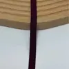 Cinta elástica de nailon de doble cara con lana de 1 cm, diadema decorativa, correa para el hombro, banda elástica para ropa