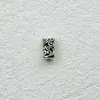 Liga Prata Xizang Contas Cilindro com Furo Grande Acessórios Pulseira DIY Joias Nó de Bambu Trevo de Quatro Folhas Materiais para Contas com Furo Grande Acessórios